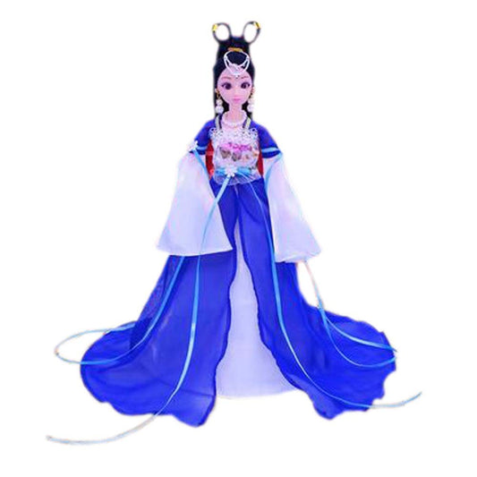 China Doll Ball-Jointed Doll Dress Doll Gorgeous Navy Blue Fairy Doll For Girls