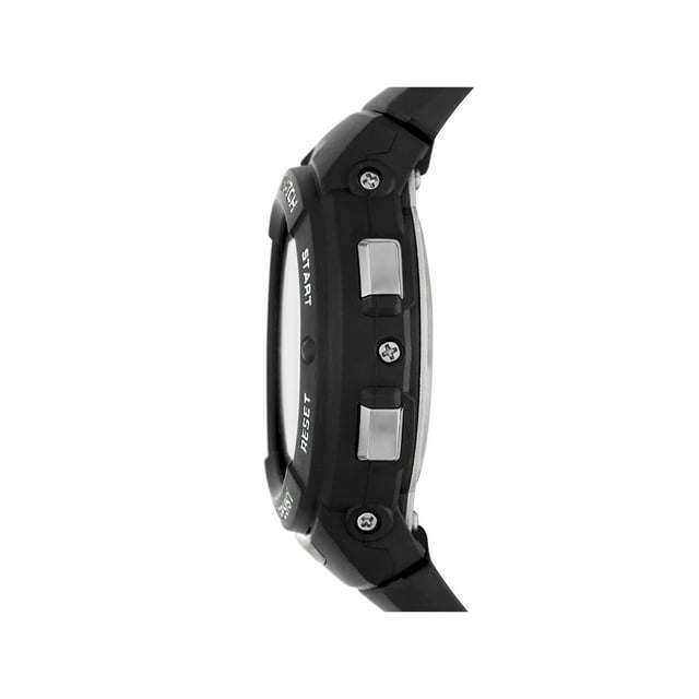 Time and Tru Women's Black Digital Sport Watch