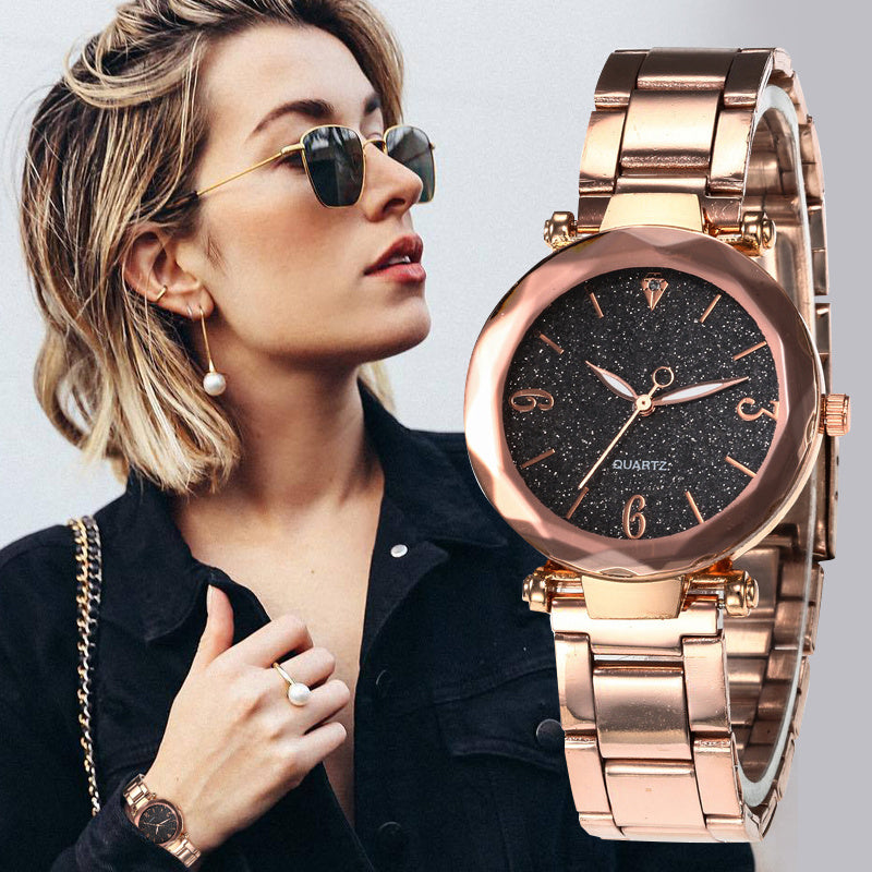 New Women Watch Quartz Classic Fashion Ladies Watch Womens Crystal Reloj Mujer Metal Wristwatch relogio feminino saati