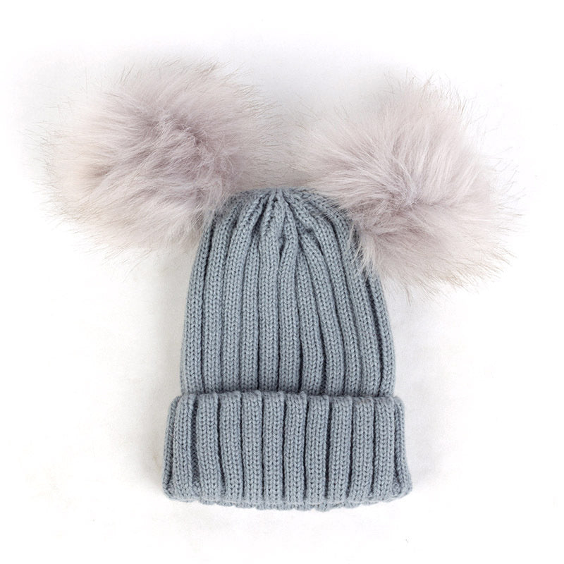 Children Pom Pom Bobble Hat Accessories