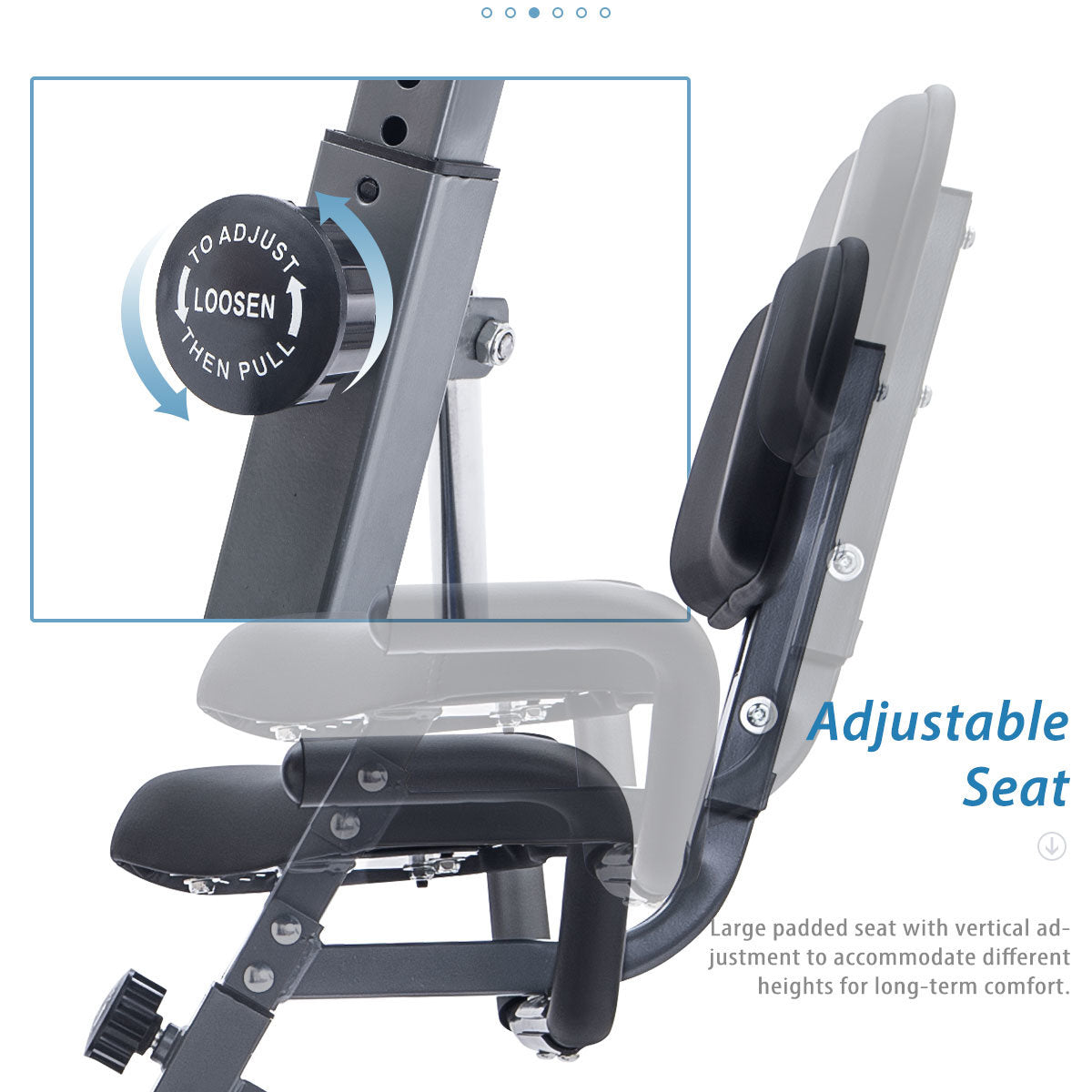 Folding Exercise Bike; Fitness Upright and Recumbent X-Bike with 10-Level Adjustable Resistance; Arm Bands and Backrest