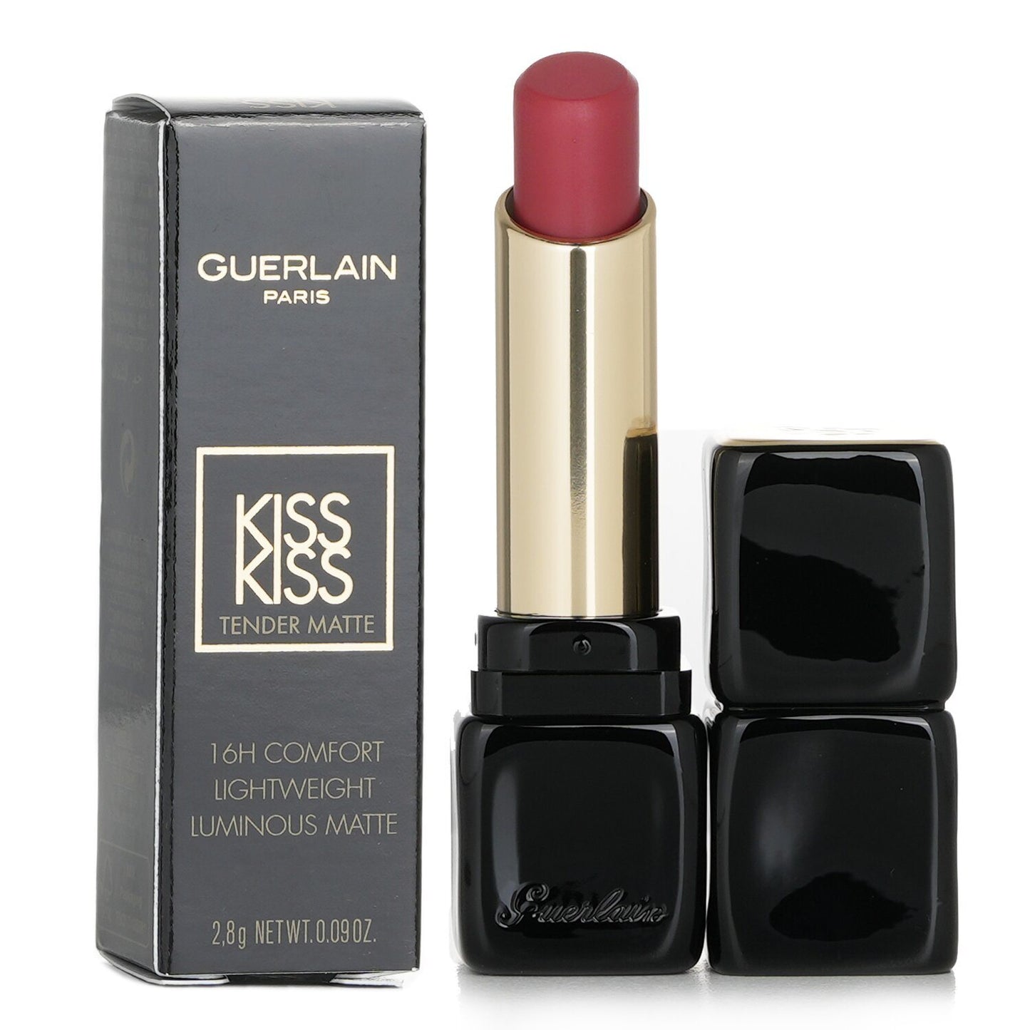 GUERLAIN - Kisskiss Tender Matte Lipstick - # 214 Romantic Nude 433595 / G043359 2.8g/0.09oz