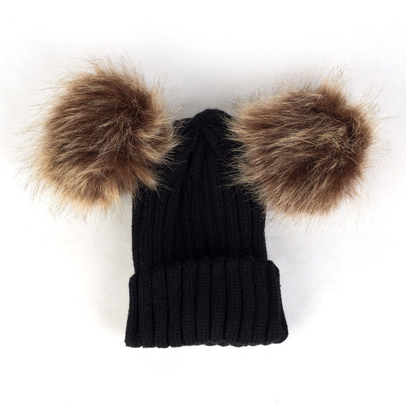 Children Pom Pom Bobble Hat Accessories