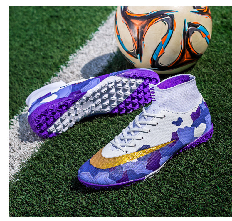 Men Soccer Shoes Kids Football Boots Women Breathable Soccer Cleats Fashionable Beautiful Comfortable Football Shoes