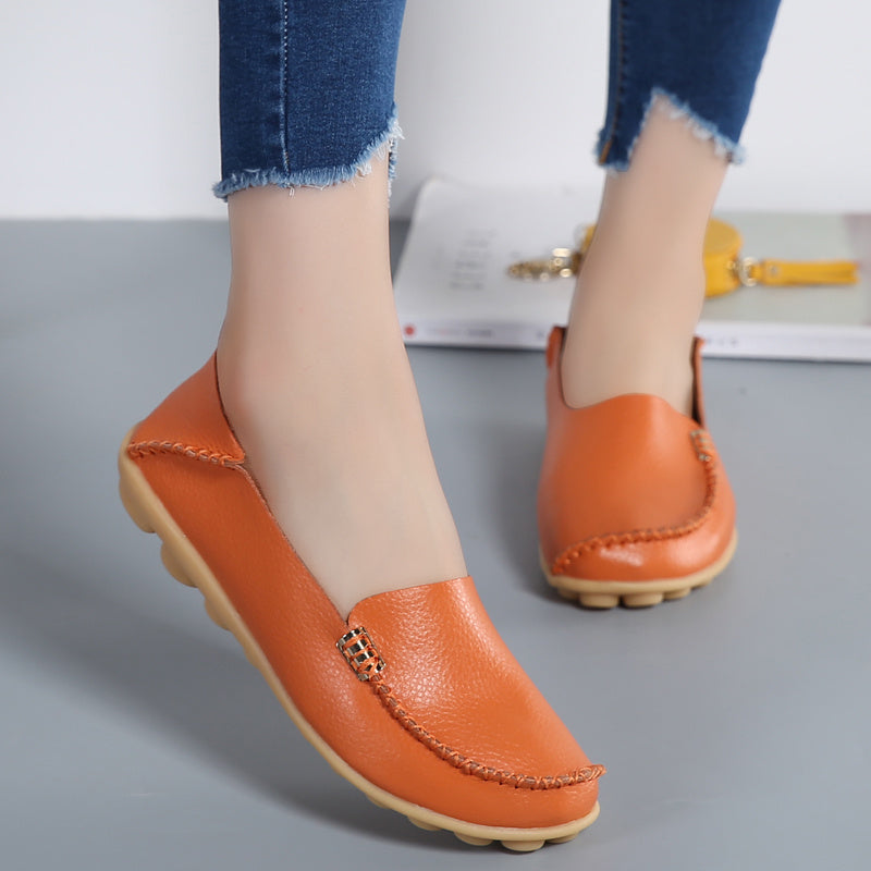 Women Loafers Sheos Ballet Flats Ladies Shoes Genuine Leather Female Spring Moccasins Casual Ballerina Shoes Women Sneakers