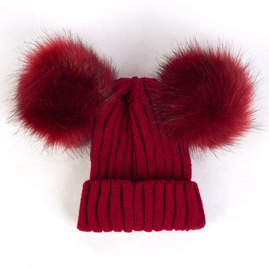 Children Pom Pom Bobble Hat Accessories