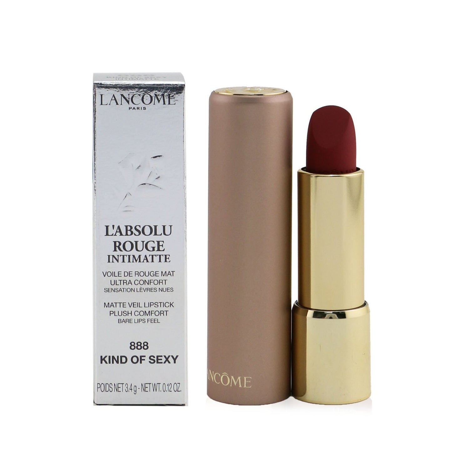 LANCOME - L'Absolu Rouge Intimatte Matte Veil Lipstick - # 888 Kind Of Sexy LB678700 / 065344  3.4g/0.12oz